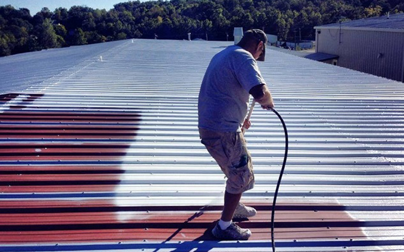 Sika cool roof coating for metal